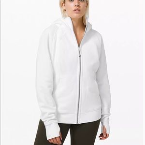 White Scuba hoodie